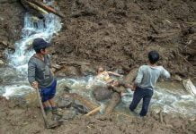 ခေါင်လန်ဖူးသွားလမ်း မြေပြိုကျမှုတွင် ဒေသခံနှစ်ဦးသေဆုံး
