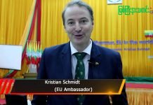 European Union Ambassador မြစ်ကြီးနားတက္ကသိုလ်သို့လာရောက်