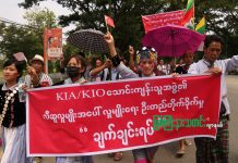လီဆူတိုင်းရင်းသားများ အနေဖြင့် ကချင်လူမျိုးမိသားစုချင်း ဆန္ဒပြတောင်းဆိုရန်မလိုဟု ကေအိုင်အို ဗိုလ်မှူးကြီး ပြော