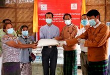 မိုင်းနားကျေးရွာရှိ စစ်ရှောင်စခန်း ၃ ခုကို Mytel Kachin Branch မှ ရိက္ခာဆန်နှင့် Face Mask များသွားရောက်လှူဒါန်း