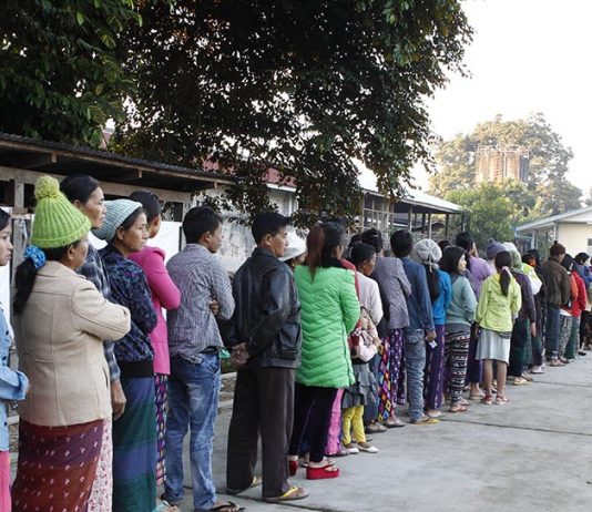 ကချင်ပြည်နယ်အတွင်း လာမည့်ရွေးကောက်ပွဲတွင် မဲပေးခွင့်ရှိသူ (၁၁) သိန်းနီးပါးရှိ၊ ယခင် ရွေးကောက်ပွဲထက် (၃) သိန်းကျော်တိုး