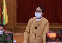 ပြည်နယ်အစိုးရအဖွဲ့နှင့် သတင်းမီဒီယာတွေ့ဆုံစဉ် ကချင်ပြည်နယ်ဝန်ကြီးချုပ် ဒေါက်တာခက်အောင် ပြောကြားခဲ့သည့် မိန့်ခွန်းအပြည့်အစုံ