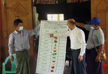 မိုက်ကယ်ကျော်မြင့်၏နှင်းဆီပါတီမှ နှုတ်ထွက်ခဲ့သည့် ပြည်နယ်လွှတ်တော် ကိုယ်စားလှယ်လောင်း ဦးဂဲနက်စ် နှင့်တွေ့ဆုံခြင်း ဦးဂဲနက်(စ်)