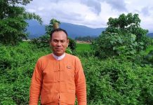 ကချင်ပြည်နယ် သယံဇာတနှင့် သဘာ၀ပတ်၀န်းကျင် ထိန်းသိမ်းရေး ၀န်ကြီး ဦးဒါရှီလဆိုင်းအား ရဲတပ်ဖွဲ့မှ လာရောက်ခေါ်ဆောင်ဟုဆို