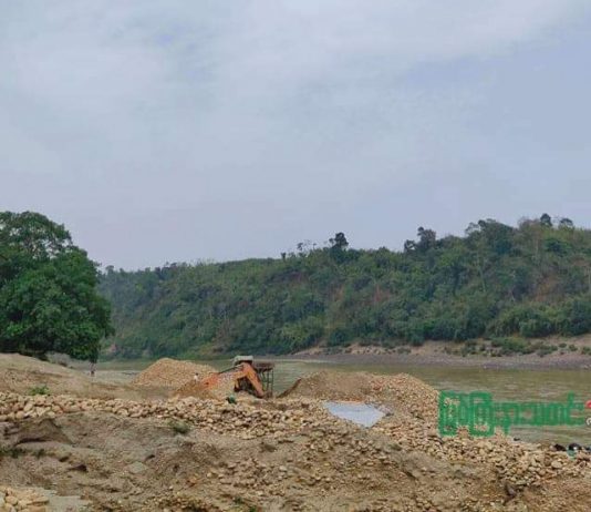 မြစ်ဆုံအထက်ပိုင်းတွင် ရွှေတူးဖော်မှုများရှိ
