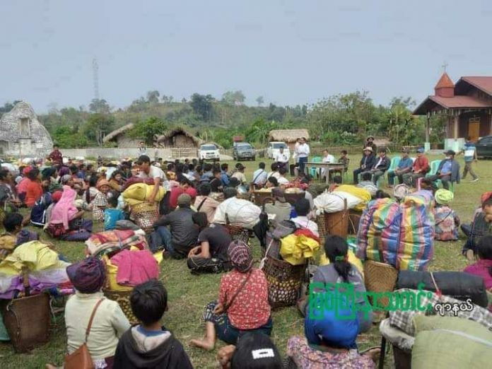 စစ်ဘေးရှောင်နေရသည့် ဆွမ်ပီယန်နှင့် အင်စီယန် ဒေသခံများ