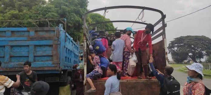 sumpyi yang ပူတာအိုမြို့နယ်၊ လုံရှာယန်နှင့် ဆွမ်ပီယန်ကျေးရွာများမှ ဒေသခံပြည်သူများ