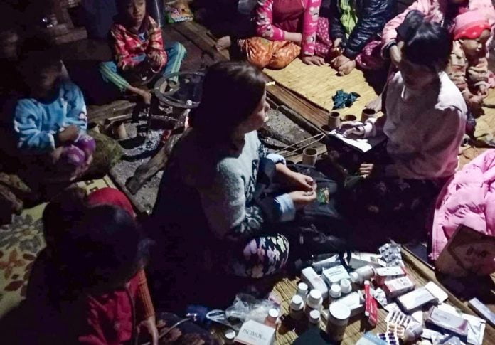 ဆေးဝါးအကူအညီလိုအပ်-နောင်းမီကျေးရွာ နောင်းမီကျေးရွာတွင် ရာသီပေါ်တုပ်ကွေး ဖြစ်ပွားနေပြီး ဆေးဝါးကူညီမှုများ လိုအပ်နေ