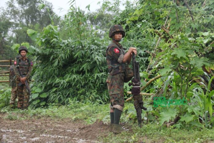 နမ်ဆန်ယန်အနီးကစစ်ကောင်စီတပ်တားများ