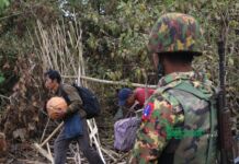 တိုက်ပွဲများကြောင့် နောက်တစ်ကြိမ် ထွက်ပြေးတိမ်းရှောင်ရသည့် နမ်ဆန်ယန်နေရပ်ပြန် စစ်ရှောင်များ