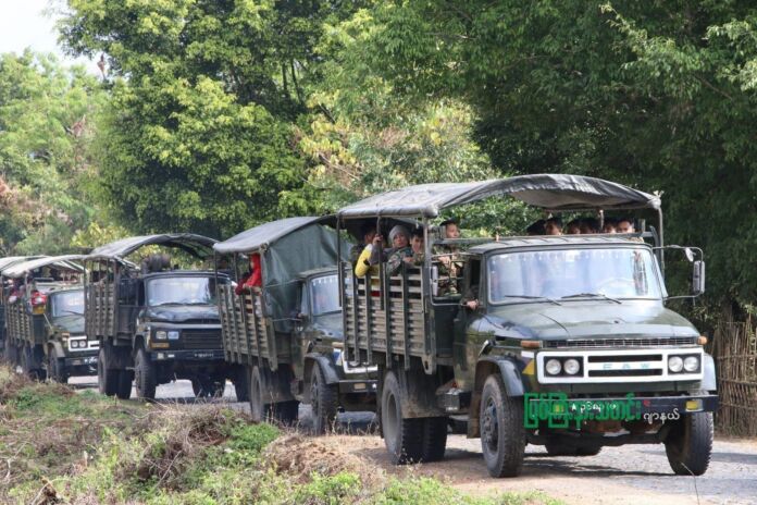 စစ်ကောင်စီတပ်ယာဉ်တန်း