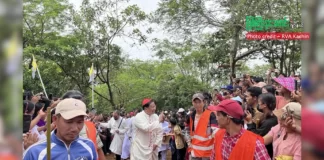 အာလမ်ဆုတောင်းတောင် ဝတ်ပြုအစီအစဉ်တွင် လူဦးရေ ၃၆,၀၀၀ ခန့်ပါဝင်