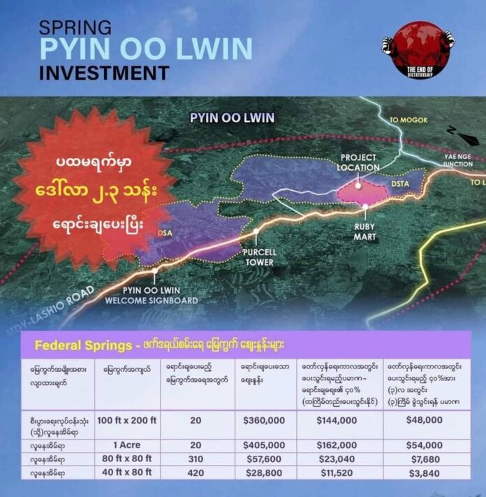 spring pyin oo lwin investment