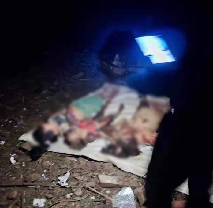 မုန်လိုင်ခက် စစ်ရှောင်စခန်းတိုက်ခိုက်ခံရမှုကြောင့် သေဆုံးခဲ့ရသည့် ကလေးငယ်များ