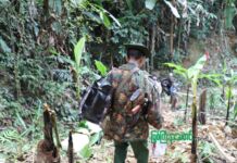 တိုက်ပွဲပြင်းထန်နေတဲ့ မြစ်ကြီးနား- ဖားကန့်လမ်း နန့်ယားကျေးရွာက စစ်ကောင်စီသားတွေ စခန်းစွန့်ခွာထွက်ပြေး