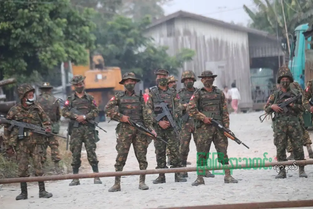 Myanmar soldiers