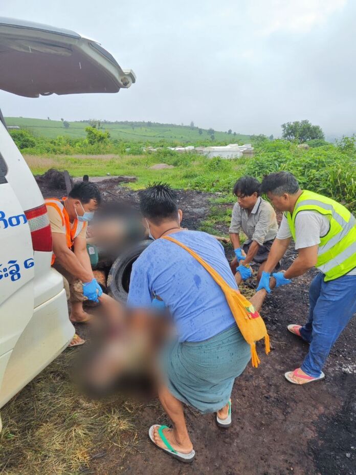 စစ်ကောင်စီလေယာဉ်ပစ်ခတ်မှုကြောင့်သေဆုံး