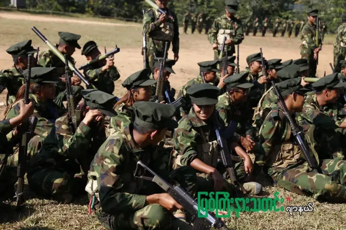 KIA ရဲ့စစ်သင်တန်းတစ်နေရာ