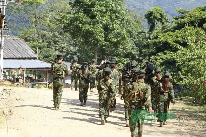 နယ်ခြားစောင့်တပ် အမှတ် ၁၀၀၁ ကို KIA သိမ်းယူ