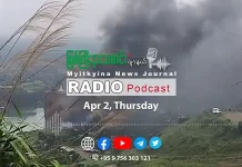 ၂၀၂၆ ခုနှစ်၊ ဧပြီလ (၂) ရက် မြစ်ကြီးနားသတင်းဂျာနယ် ရေဒီယိုအစီအစဉ်တင်ဆက်မှု။