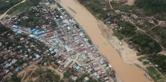 ကချင်နဲ့စစ်ကိုင်းအစပ် ဆယ်ဇင်းဒေသမှာ တိုက်ပွဲဖြစ်ပွားနေပြီး ရွှေတွင်းလမ်းဆုံ ဒေသခံတွေ တိမ်းရှောင်နေရ