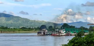 ရွှေကူအထက် မြစ်ကျဉ်းမရောက်မီ ဇင်ဘုံရွာအနီး တိုက်ပွဲပြင်းထန်နေ
