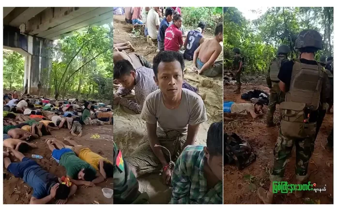 ရွှေကူသုံ့ပန်း စစ်အုပ်စုသင်္ဘောပေါ်က ဖမ်းဆီးထားသူတွေကို ဥပဒေနဲ့အညီ ထိန်းသိမ်းထားကြောင်း ဗိုလ်မှူးကြီးနော်ဘူပြော